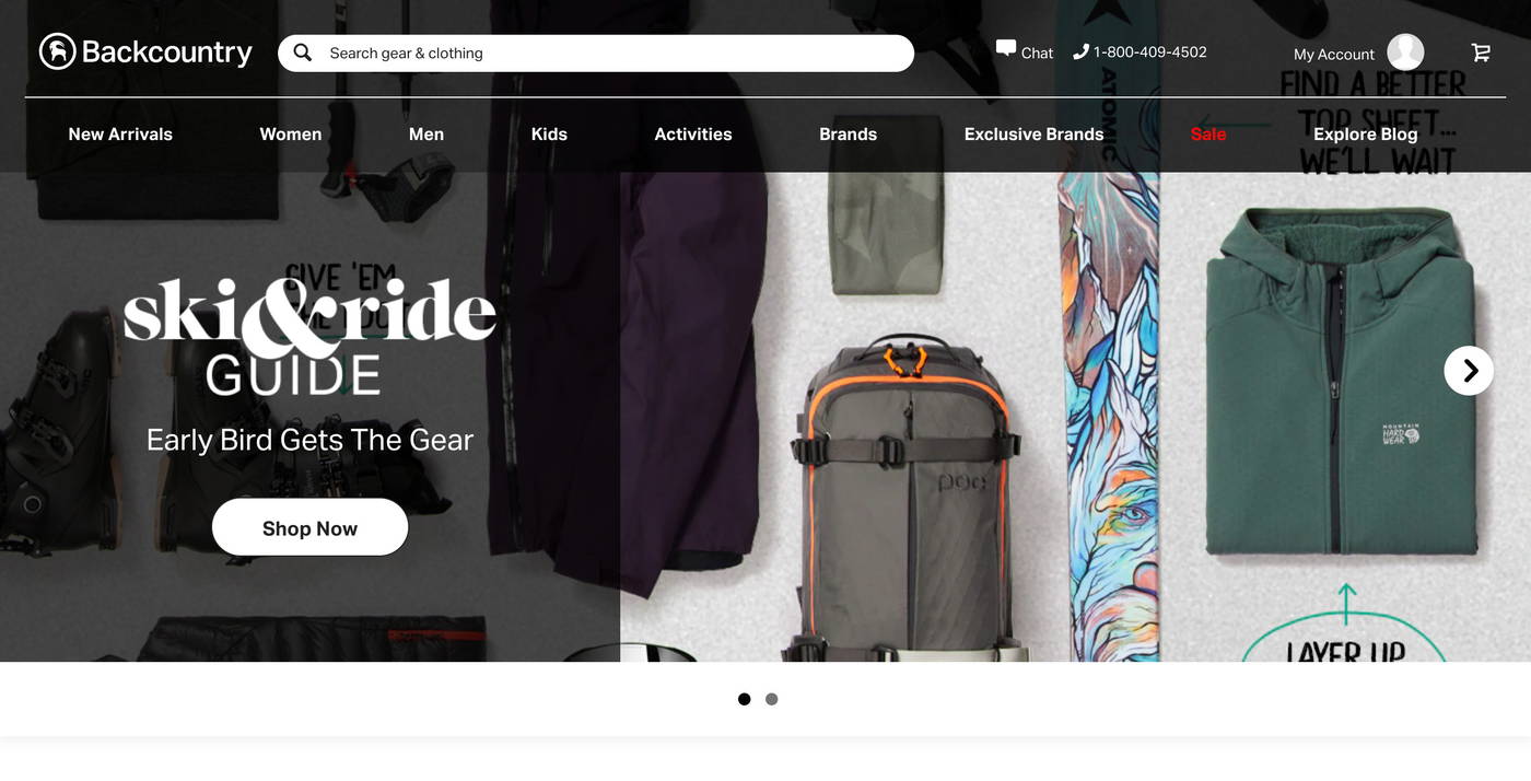 Backcountry screenshot