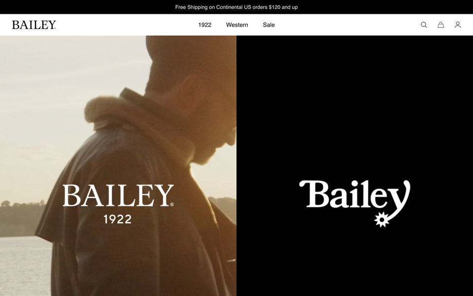 Bailey Hats website