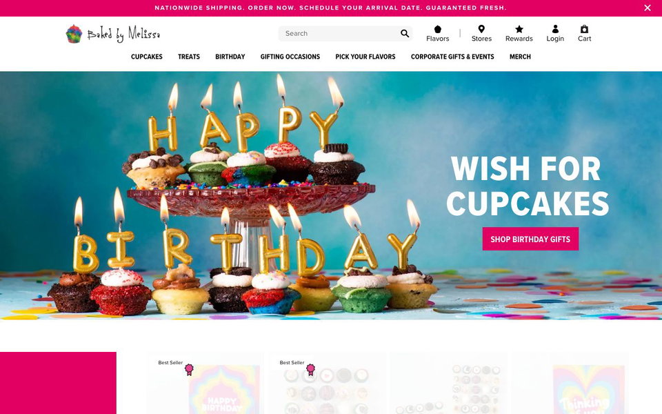 Baked by Melissa website