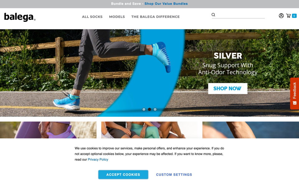 Balega website
