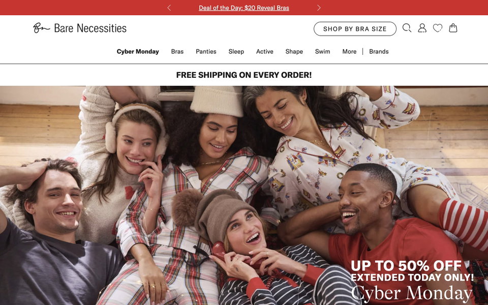 Bare Necessities website