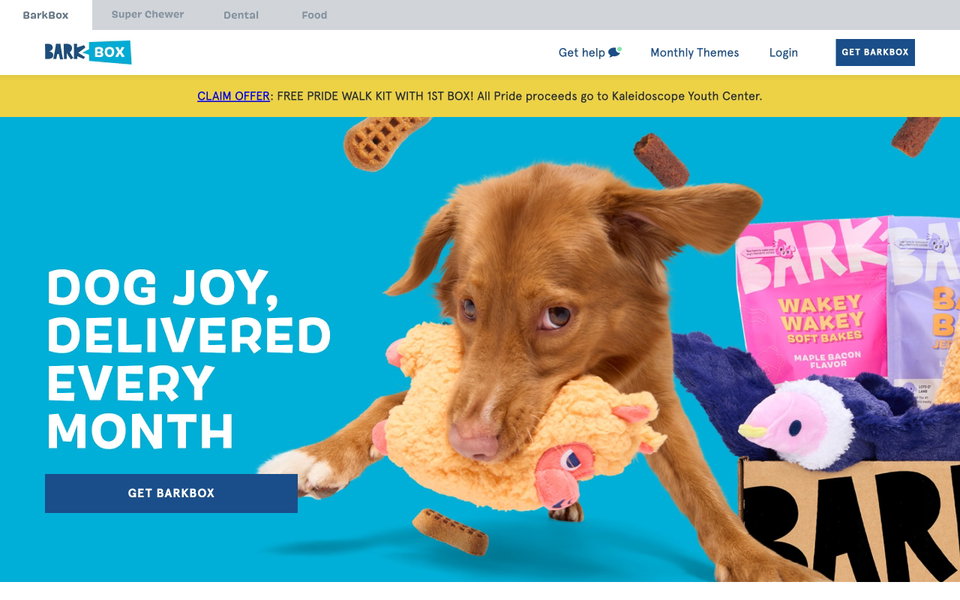 BarkBox website