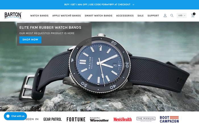 Barton Watch Bands screenshot