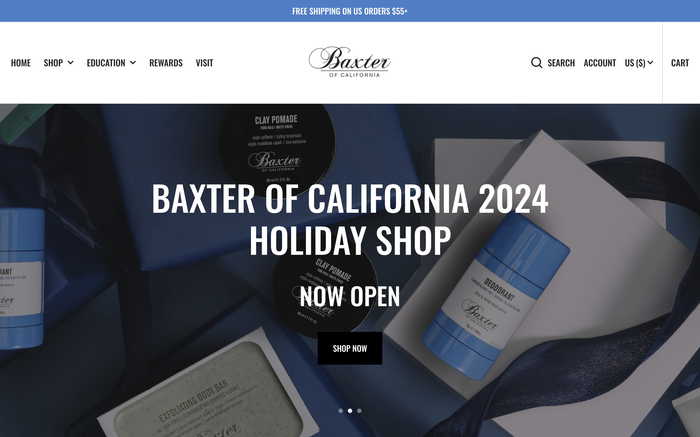 Baxter of California screenshot