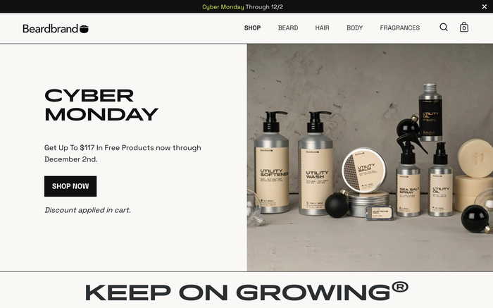 Beardbrand screenshot