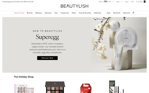 Beautylish website screenshot