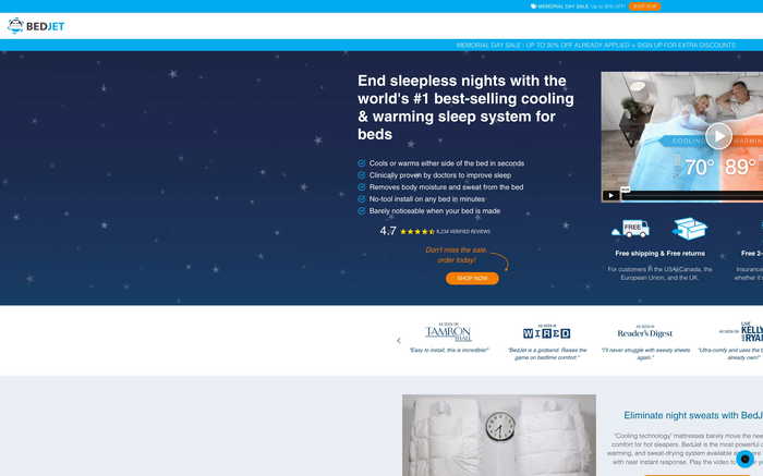 BedJet screenshot