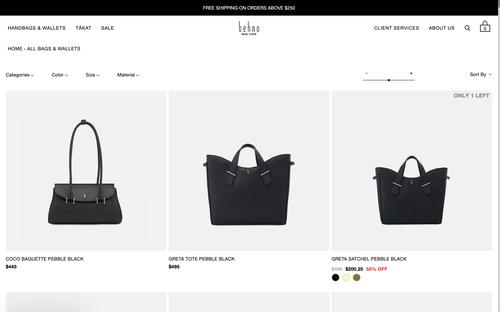 Behno website screenshot