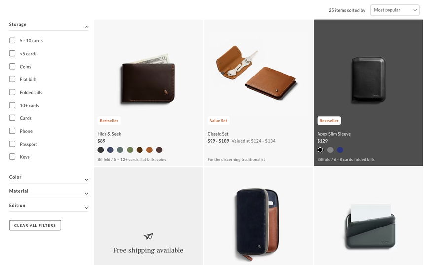 Bellroy on Shomp