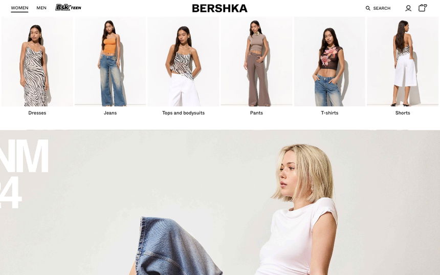 Bershka on Shomp