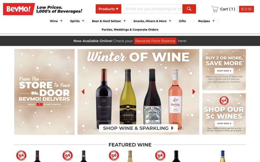 BevMo! on Shomp