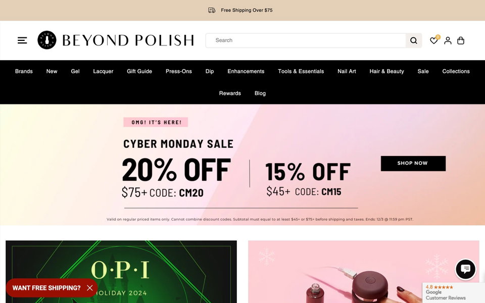 Beyond Polish website