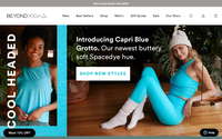 Beyond Yoga website screenshot