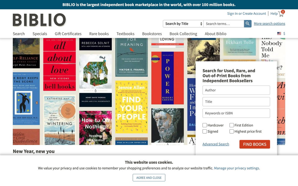 Biblio website