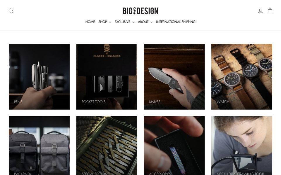 Big Idea Design website