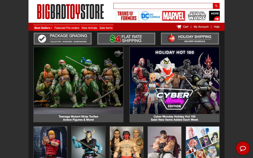 BigBadToyStore website