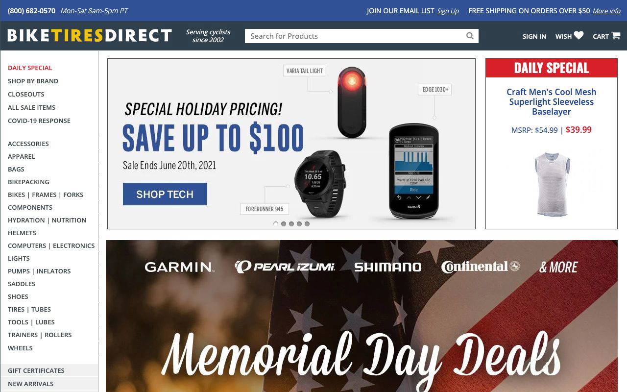 Bike Tires Direct screenshot