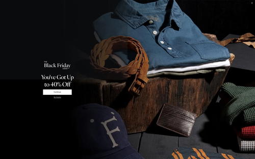 Billy Reid website screenshot