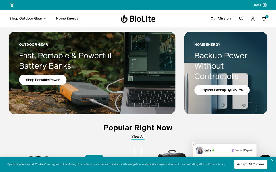 BioLite Energy website