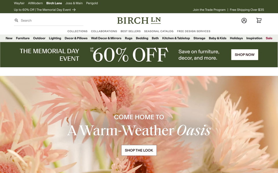 Birch Lane website