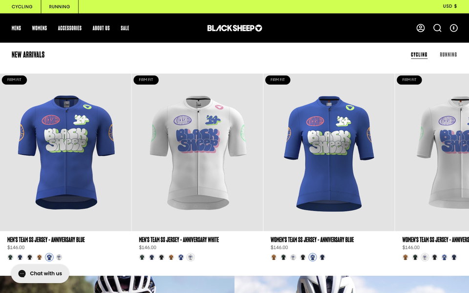 Black Sheep Cycling website