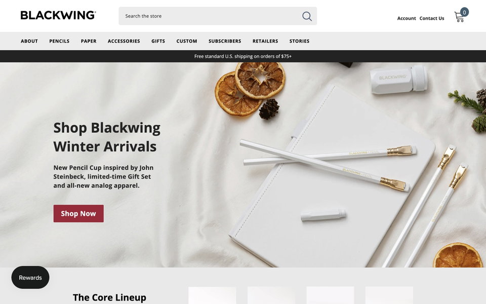 Blackwing website
