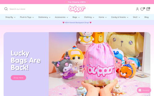 Blippo website screenshot
