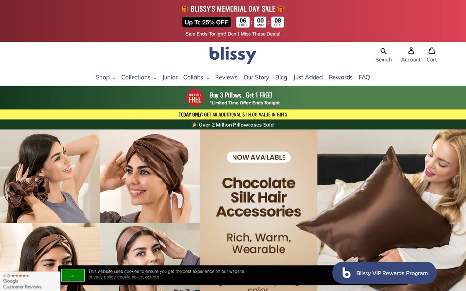 Blissy website