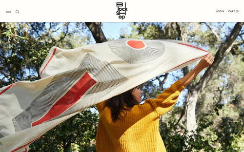 Block Shop website screenshot