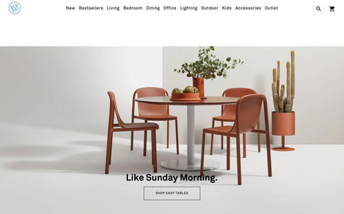 Blu Dot website screenshot