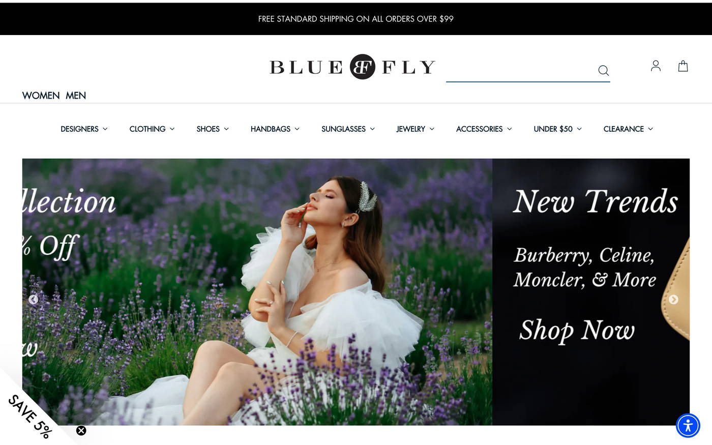 Bluefly screenshot