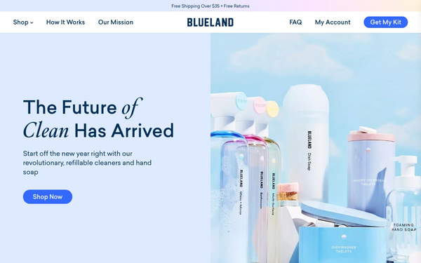 Blueland screenshot
