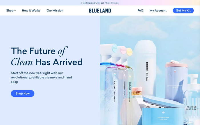 Blueland screenshot