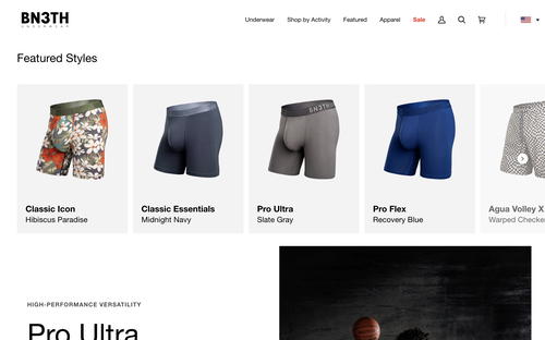 BN3TH website screenshot