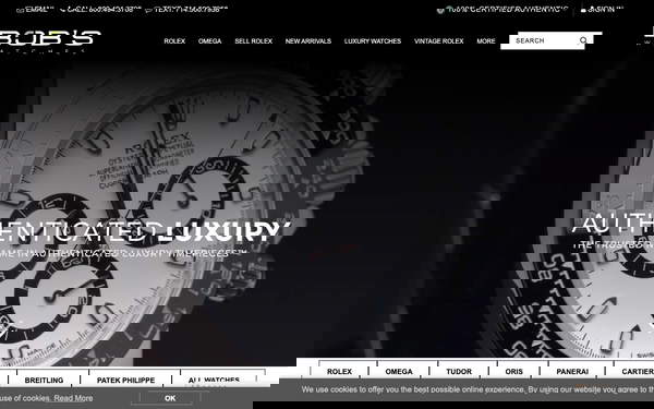 Bob's Watches screenshot