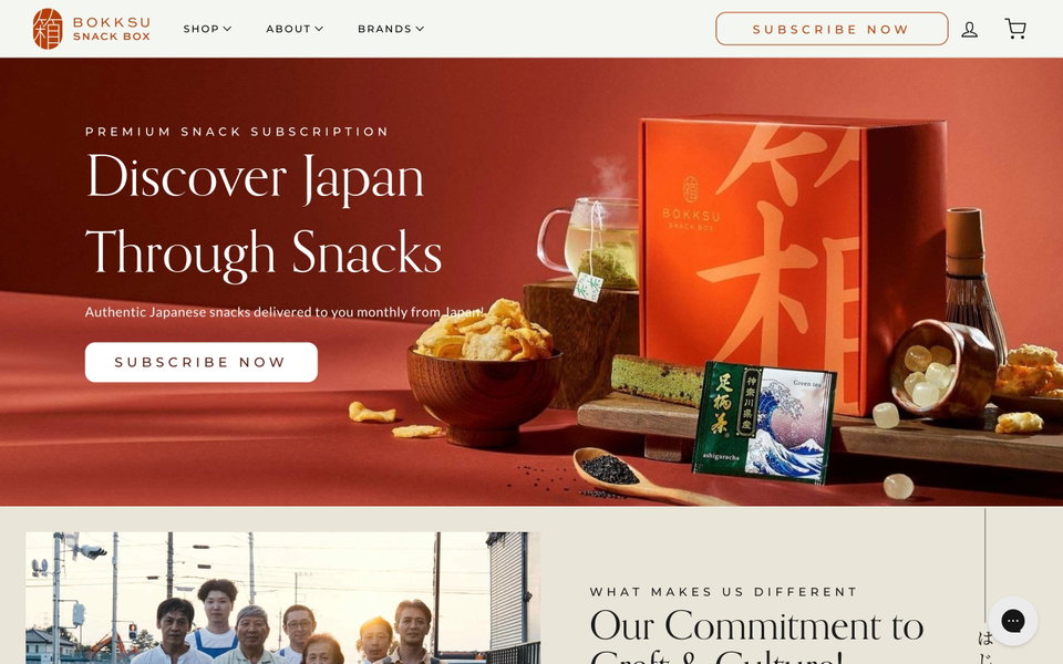 Bokksu website