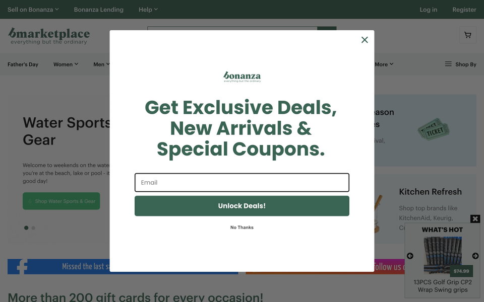 Bonanza website