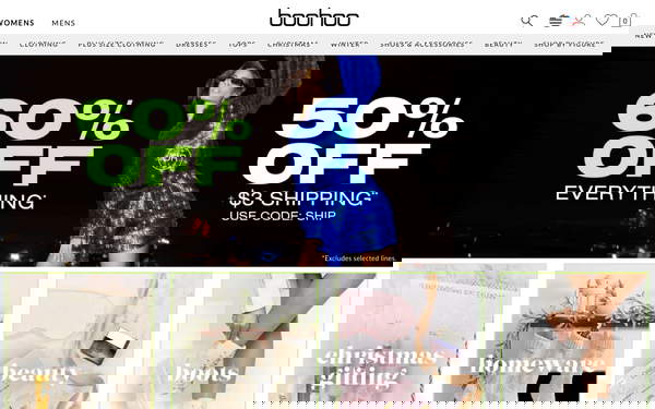 Boohoo screenshot