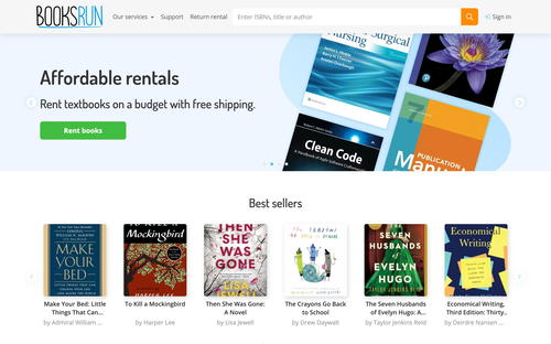 BooksRun website screenshot