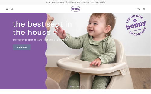 Boppy website screenshot