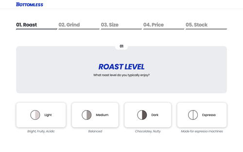 Bottomless website screenshot