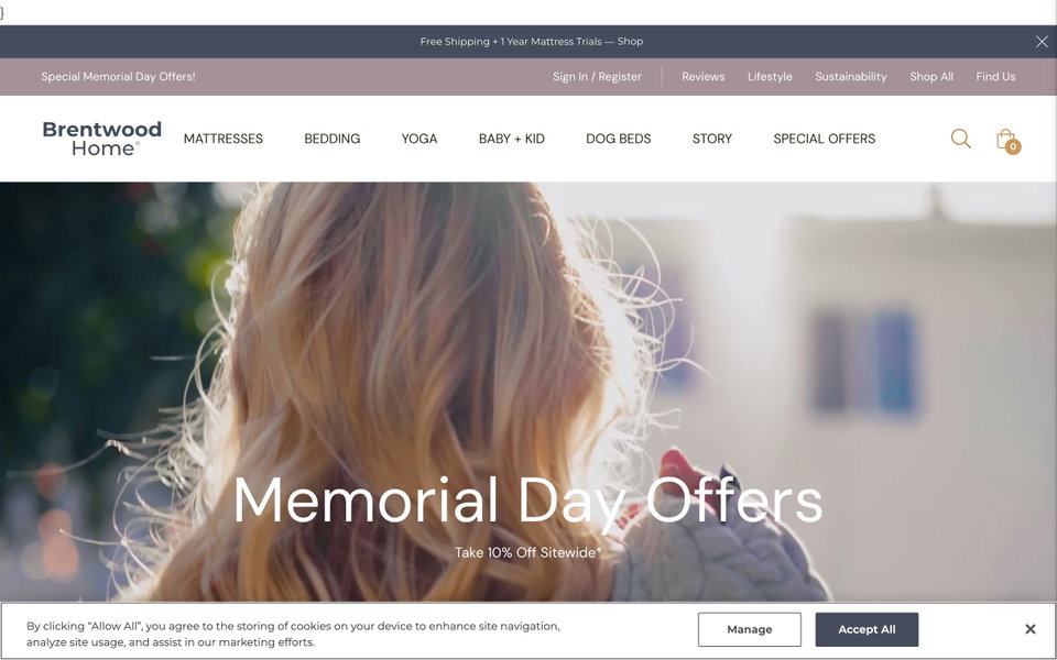 Brentwood Home website