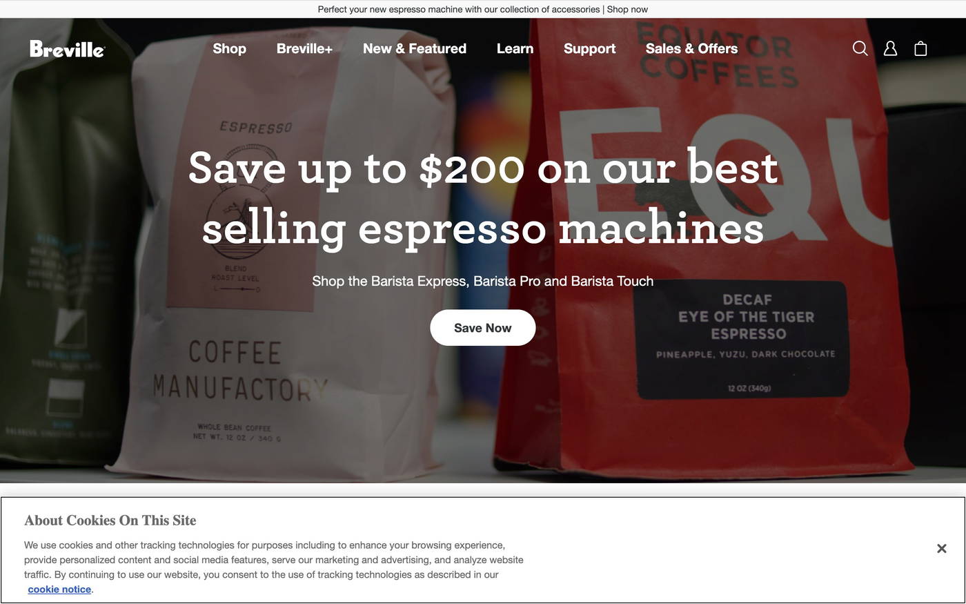 Breville screenshot
