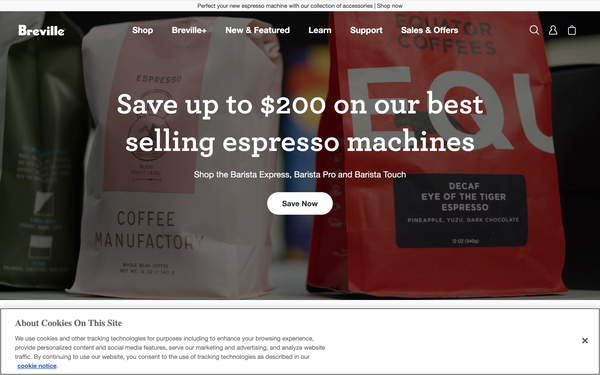 Breville screenshot