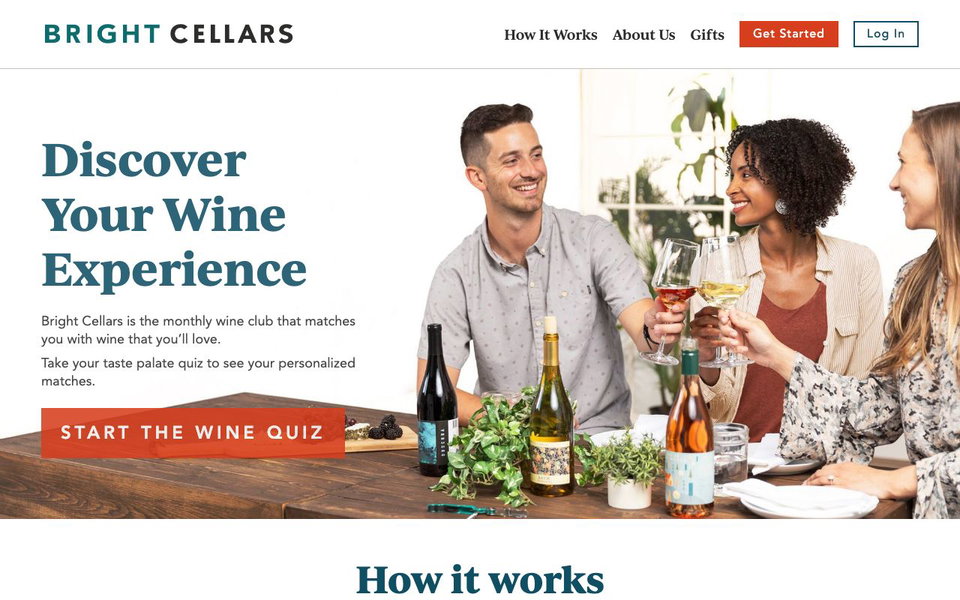 Bright Cellars website