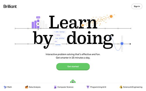 Brilliant website screenshot