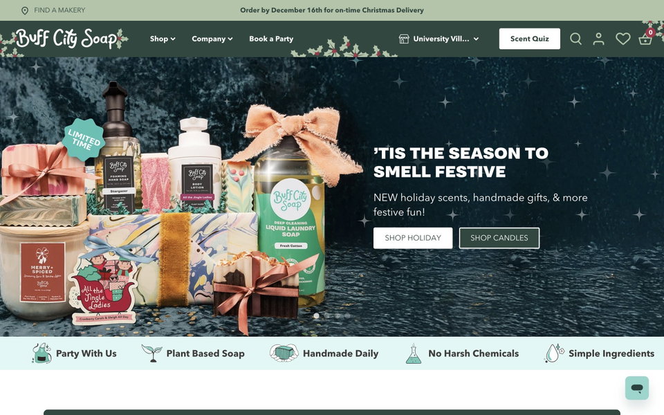Buff City Soap website