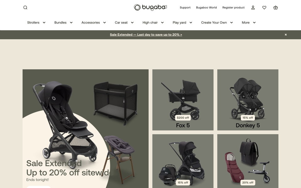 Bugaboo website