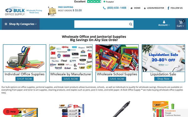 Bulk Office Supply screenshot