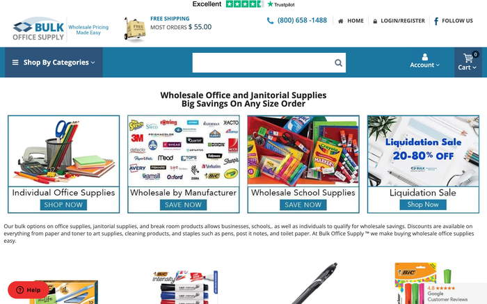 Bulk Office Supply screenshot
